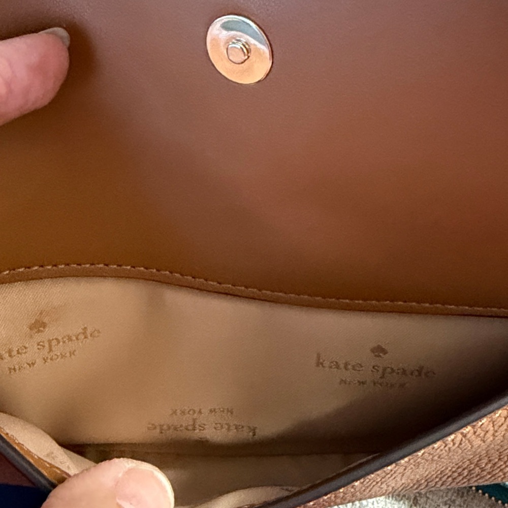 Kate Spade Brown Pebbled Leather Crossbody Bag - Picture 4 of 8